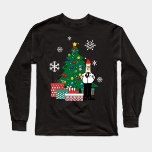 Dilbert Around The Christmas Tree Long Sleeve T-Shirt